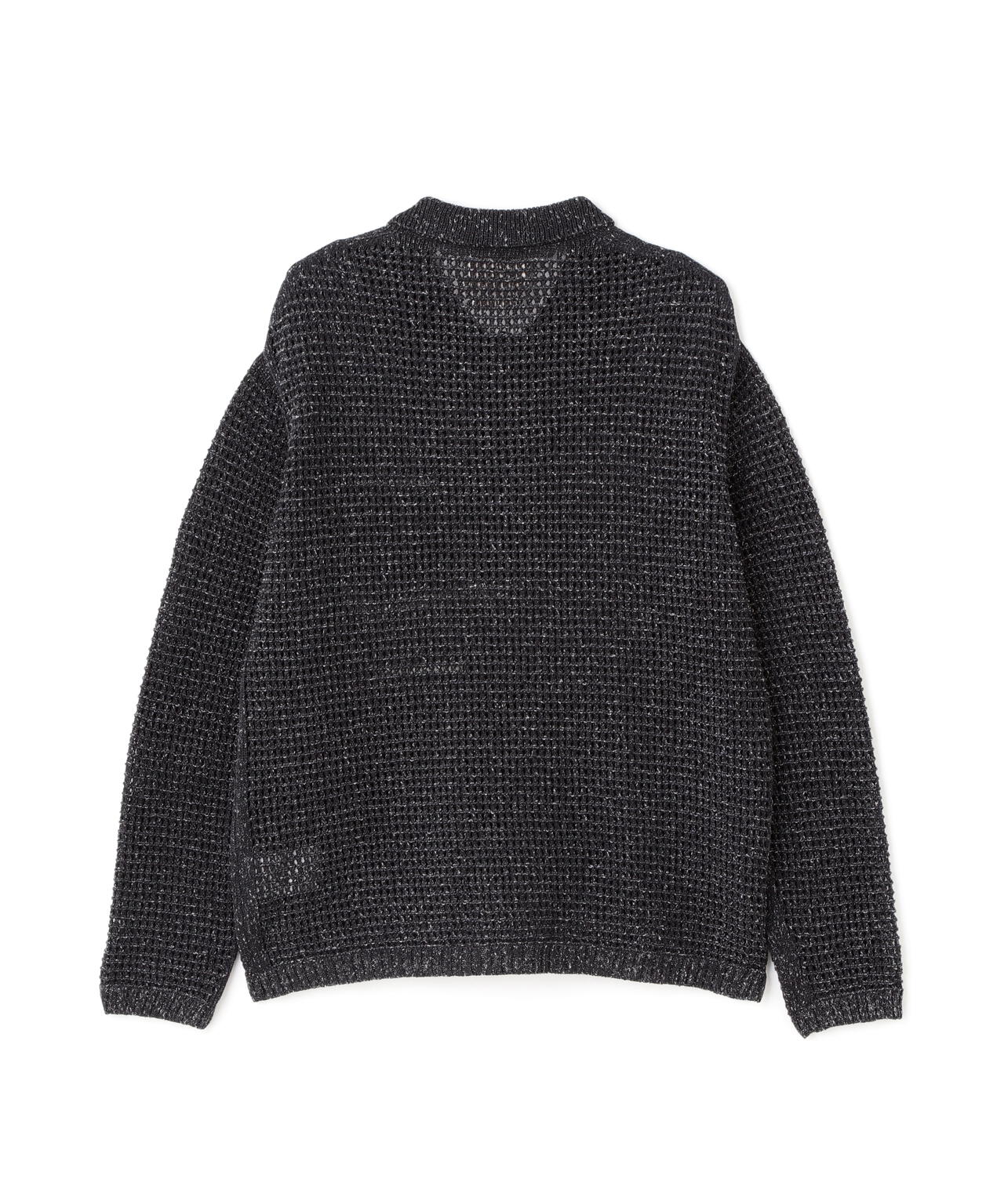YOKE / ヨーク / MESH KNITTED SHIRT CARDIGAN