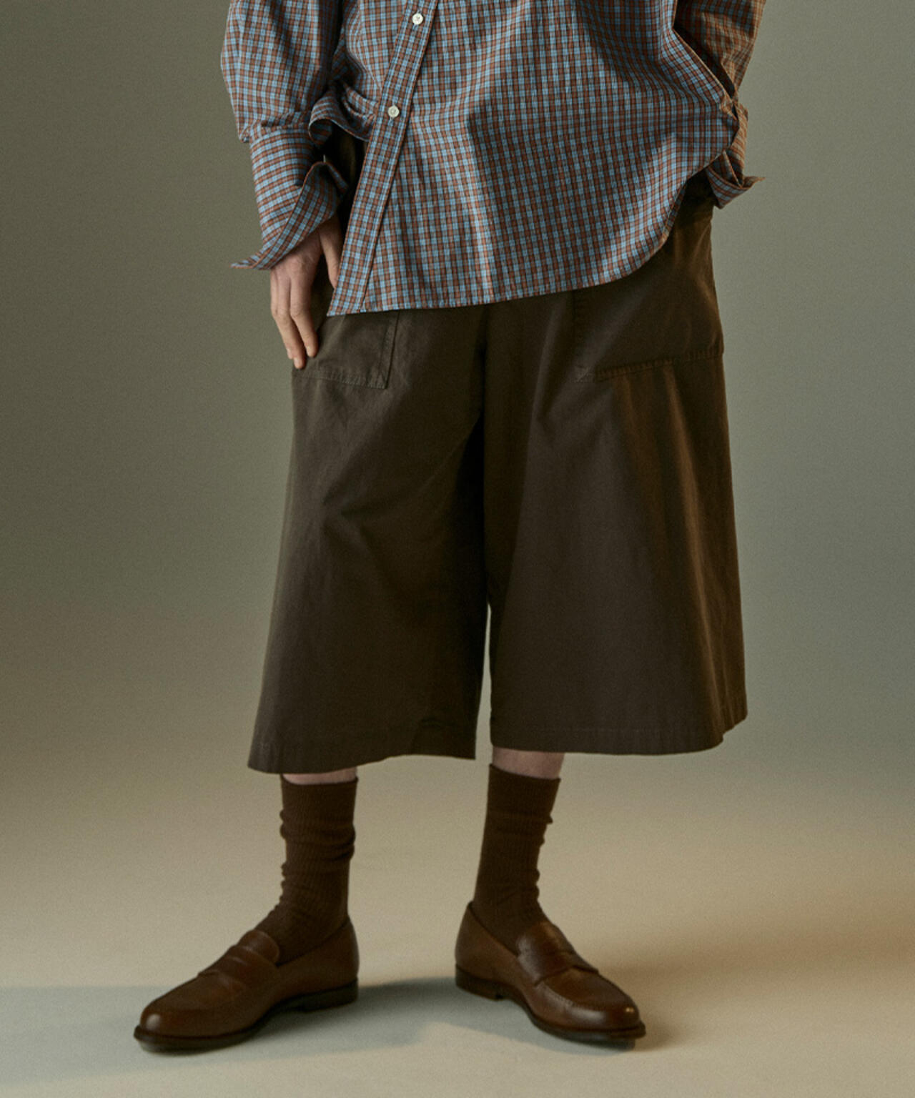 Toironier/トワロニエ/Belted Chino Shorts