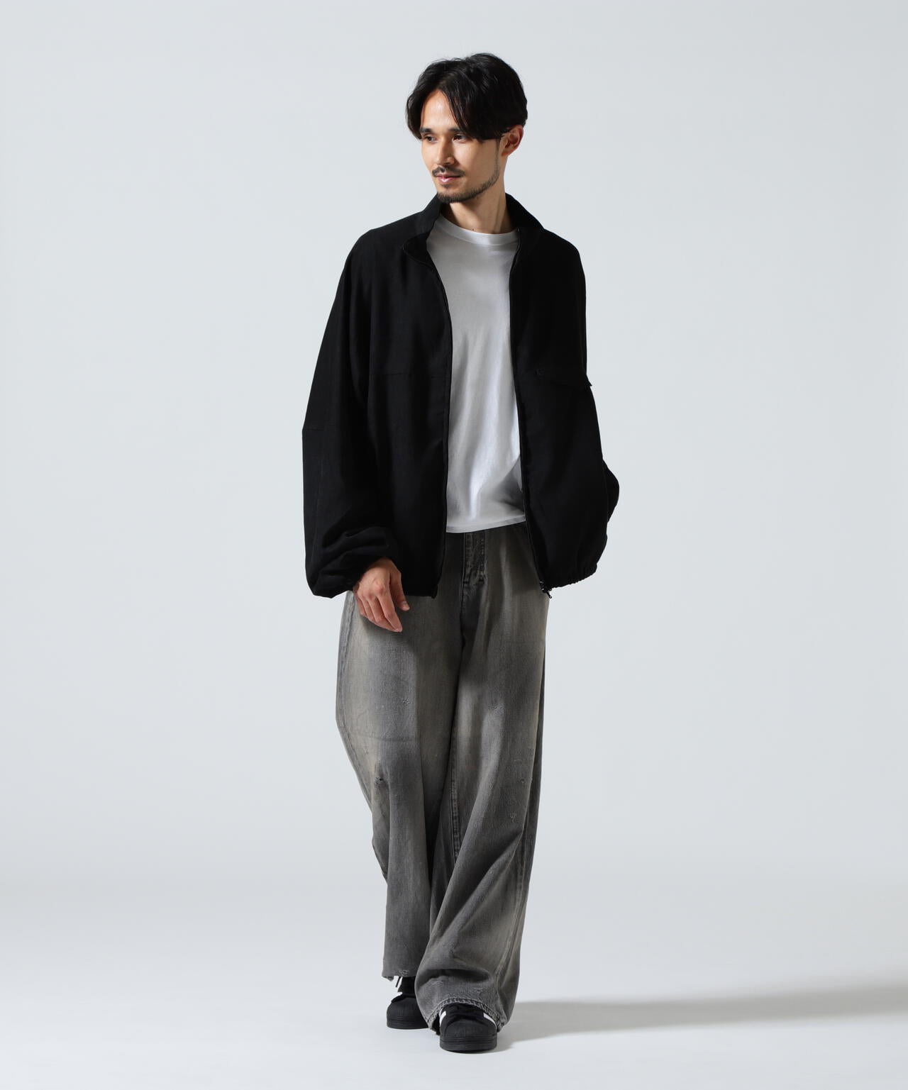 ANCELLM/アンセルム/DENIM WIDE SLACKS