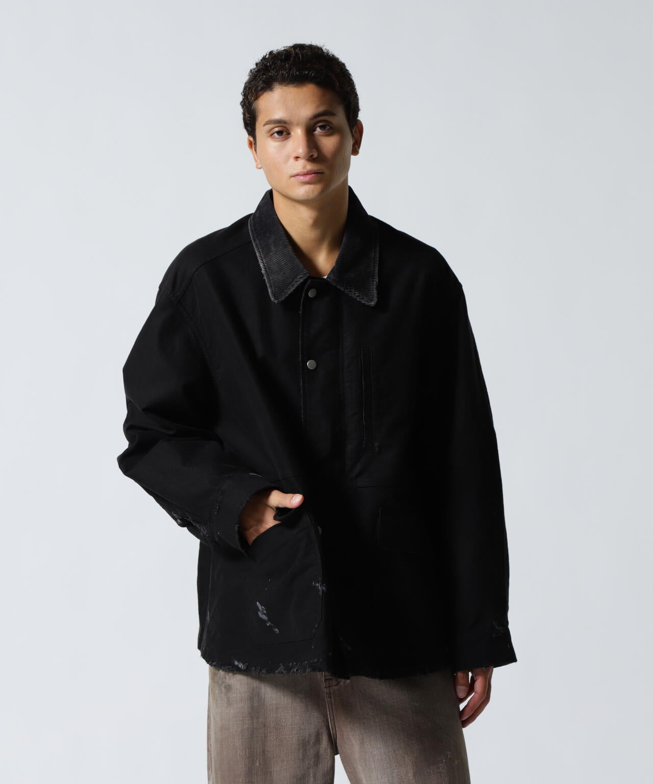 ANCELLM/アンセルム/MOLESKIN WORK JACKET