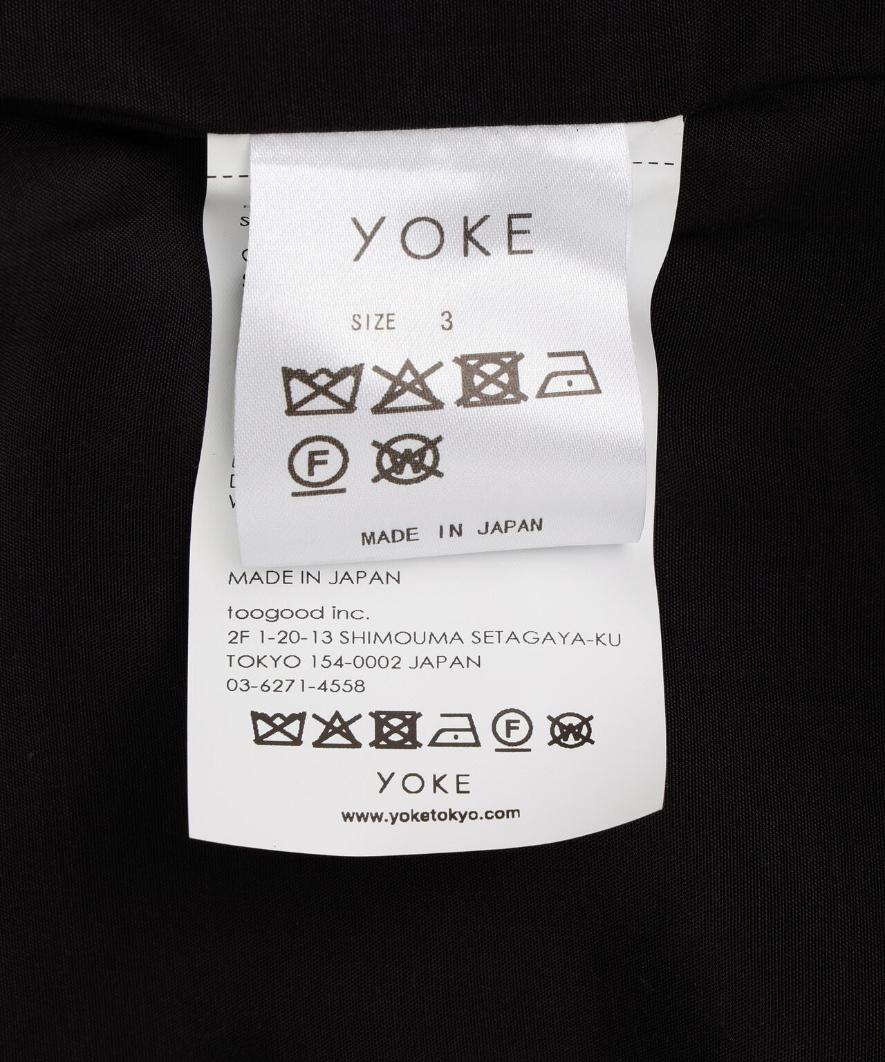 YOKE/ヨーク/Melton Big Balmaccan Coat/YK25FW01033C
