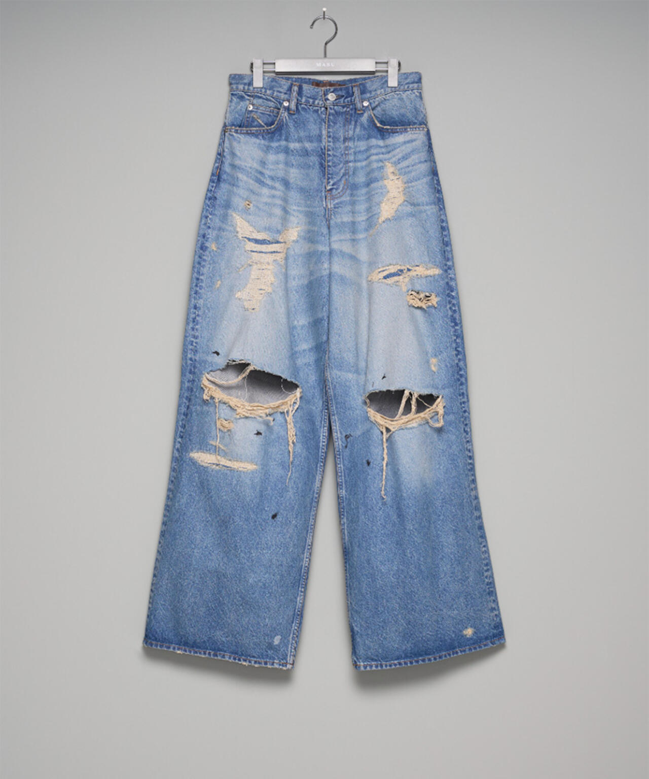 MASU/エムエーエスユー/MB BAGGY JEANS ANGEL DAMAGE/B26U6PL003