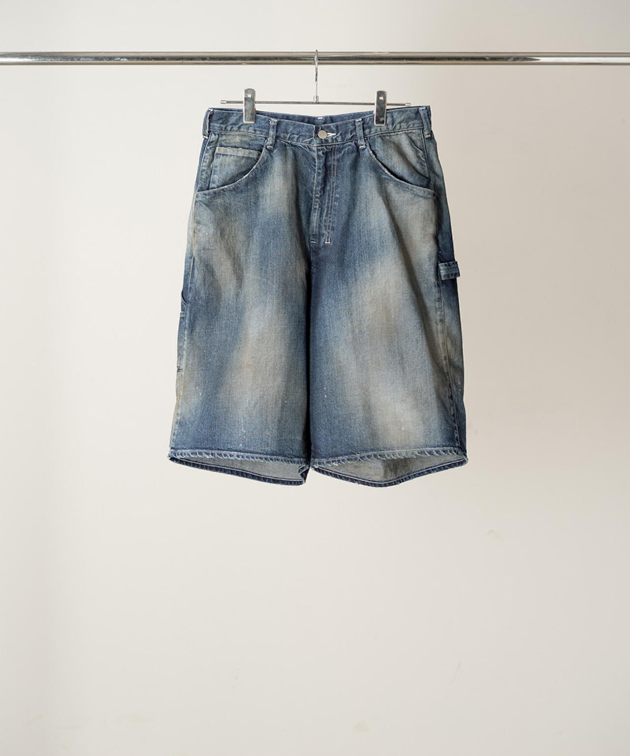 ANCELLM/アンセルム/DENIM PAINTER SHORTS/ANC-PT149-A