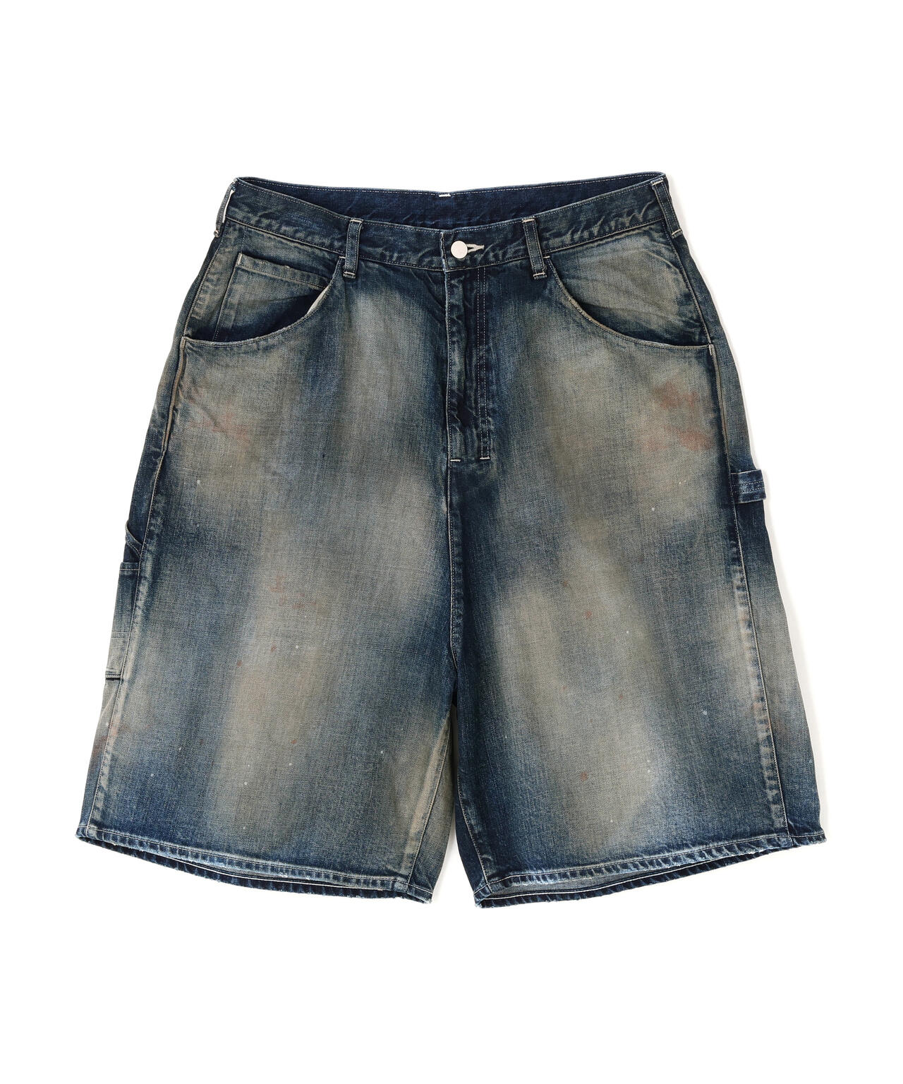 ANCELLM/アンセルム/DENIM PAINTER SHORTS/ANC-PT149-A