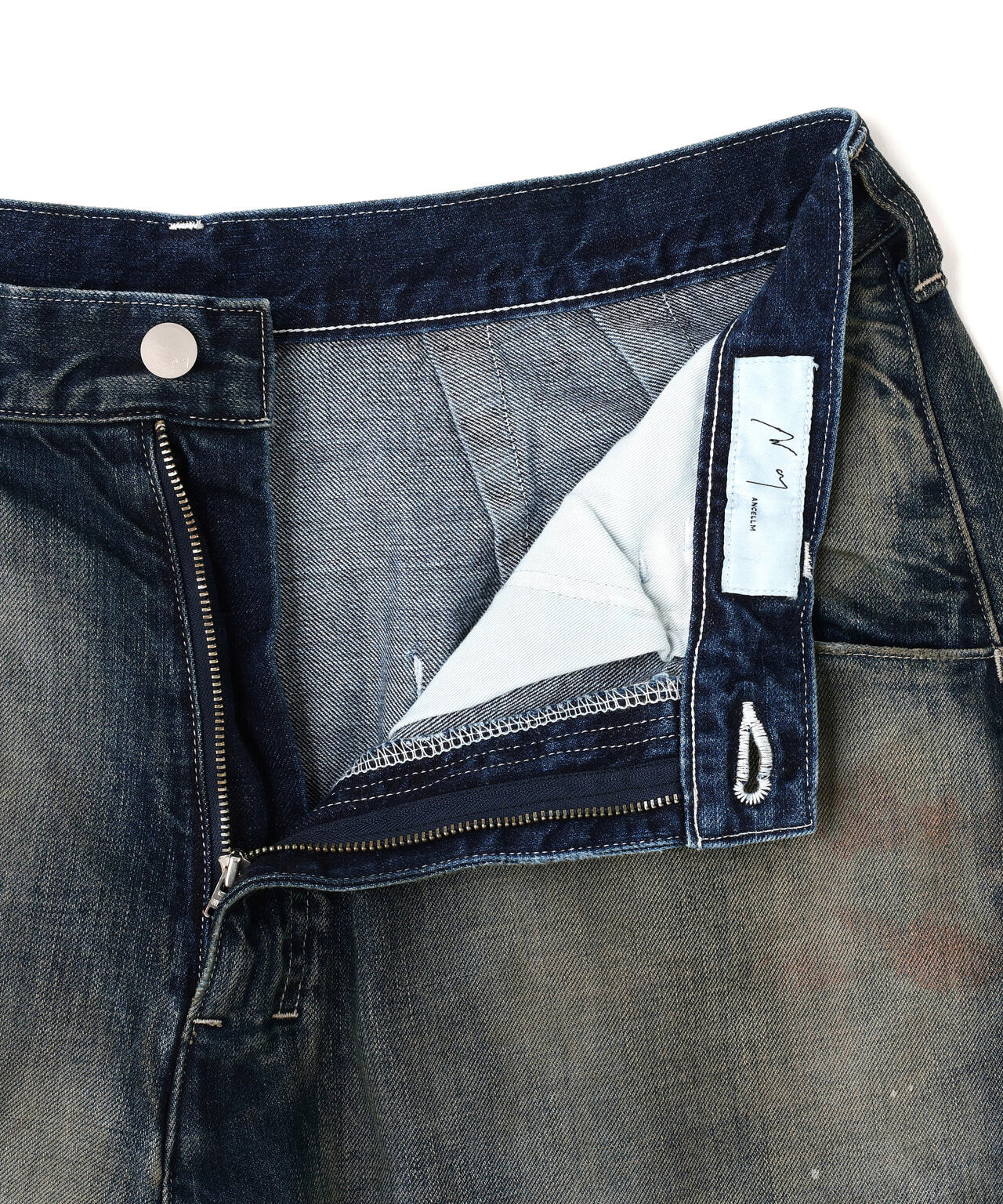 ANCELLM/アンセルム/DENIM PAINTER SHORTS/ANC-PT149-A