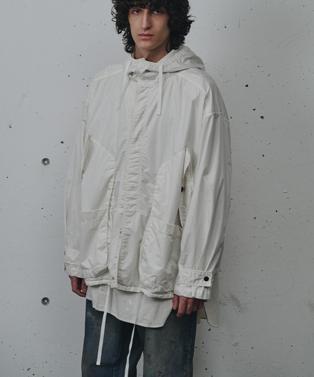 ANCELLM/アンセルム/HOODED FIELD SHIRT JACKET/ANC-SH91