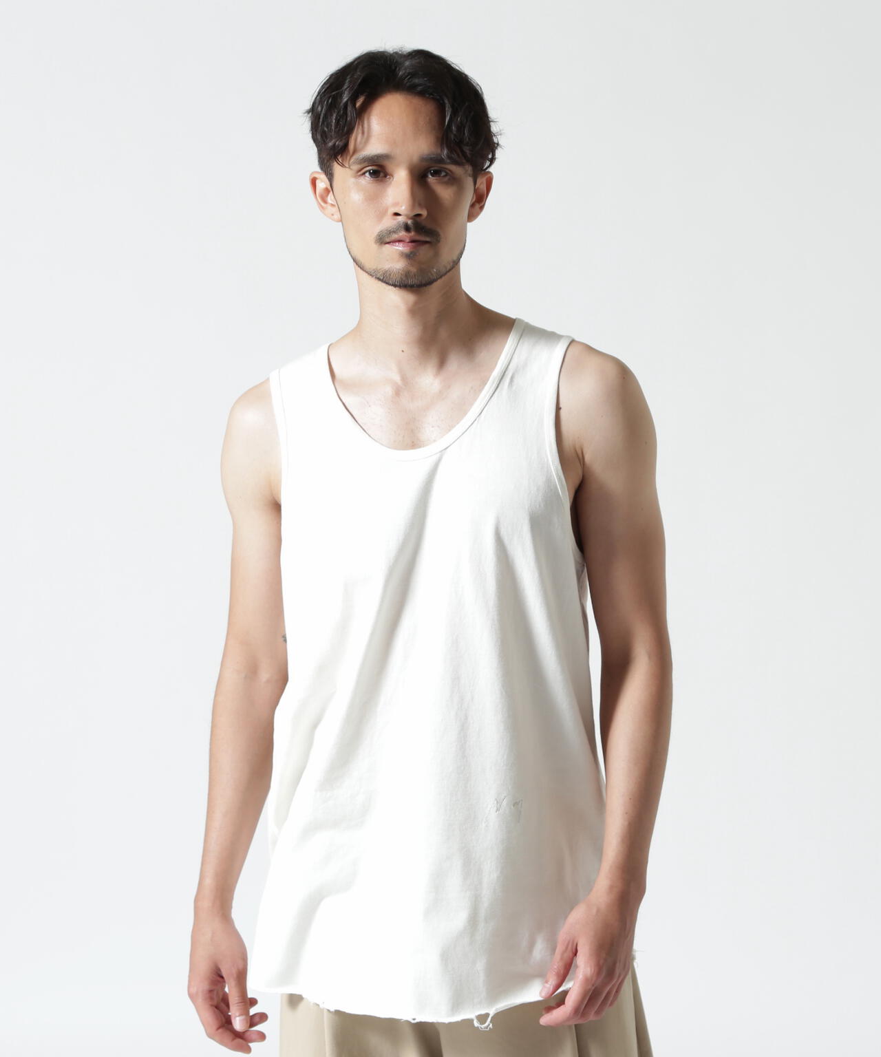 ANCELLM/アンセルム/UNEVENNESS TANK TOP/ANC-CT193