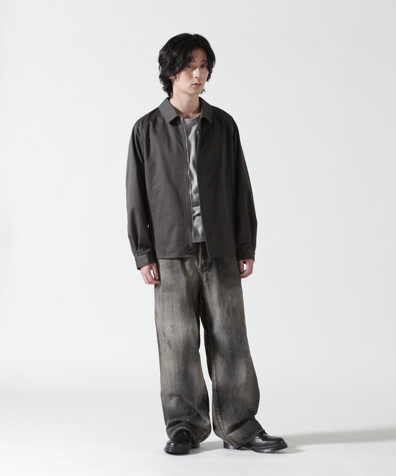 FOUNDOUR/ファウンダ/T/C TWILL ZIP UP BLOUSON