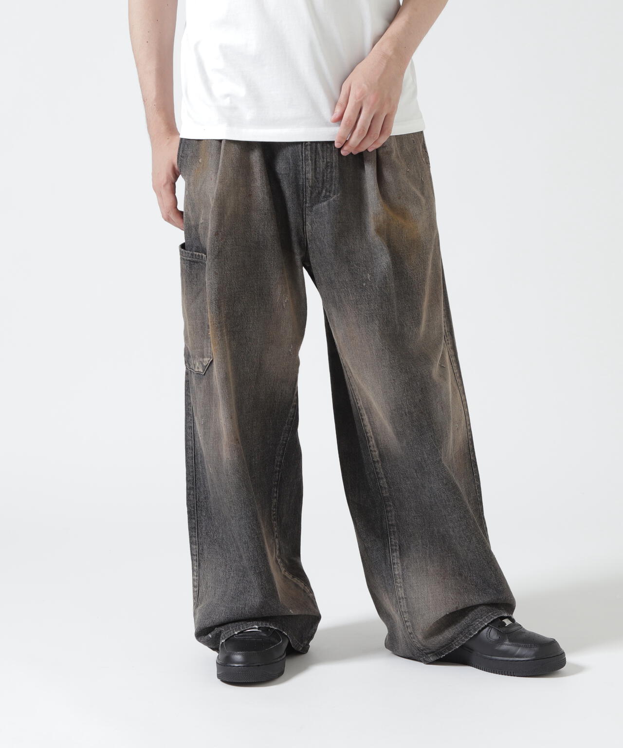 ANCELLM/アンセルム/DENIM PAINTER PANTS/ANC-PT139