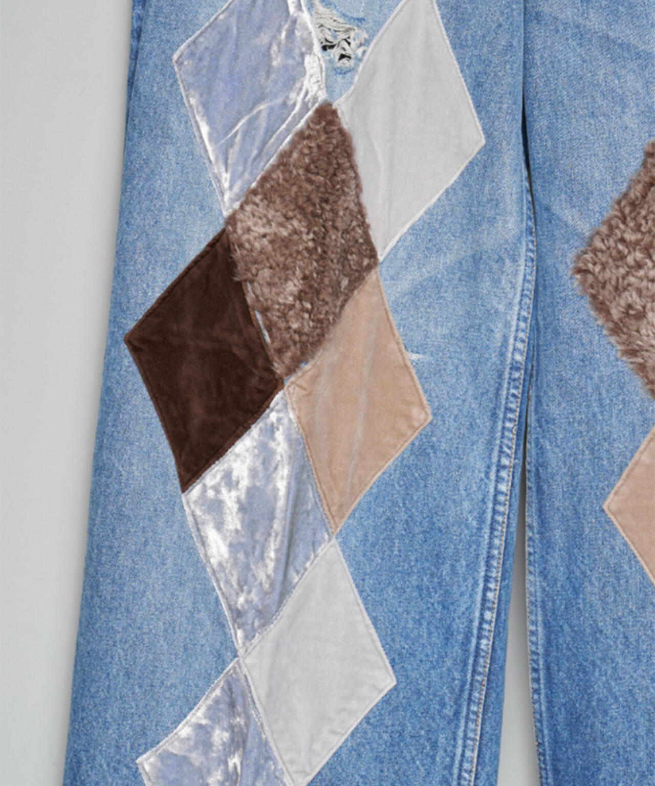 MASU/エムエーエスユー/MB DIAMOND WIDE JEANS/B26H9PL002