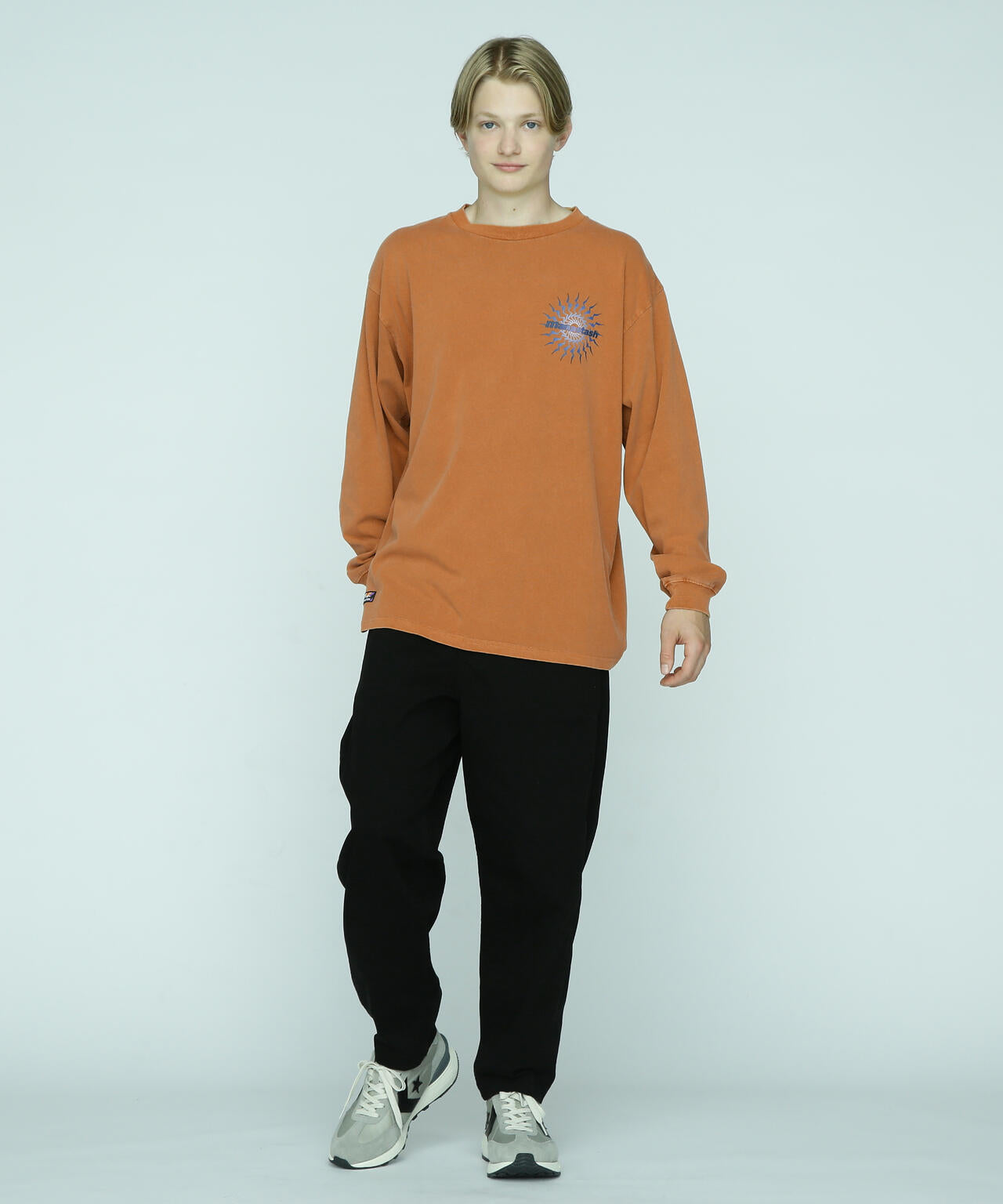 MANASTASH/マナスタッシュ/PUMICE L/S TEE MTN BURST