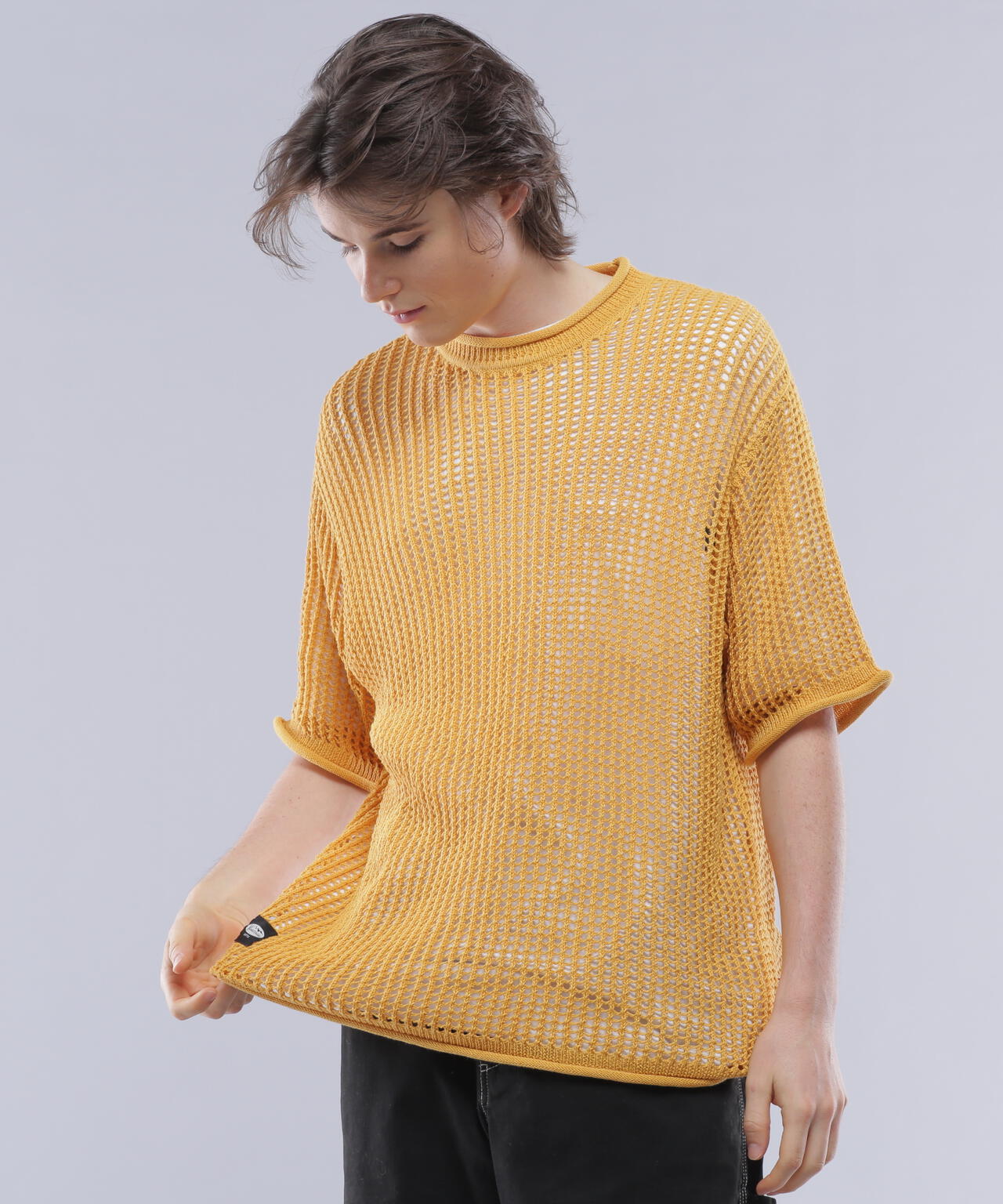 MANASTASH/マナスタッシュ/MESH SUMMER SWEATER/メッシュサマーセーター