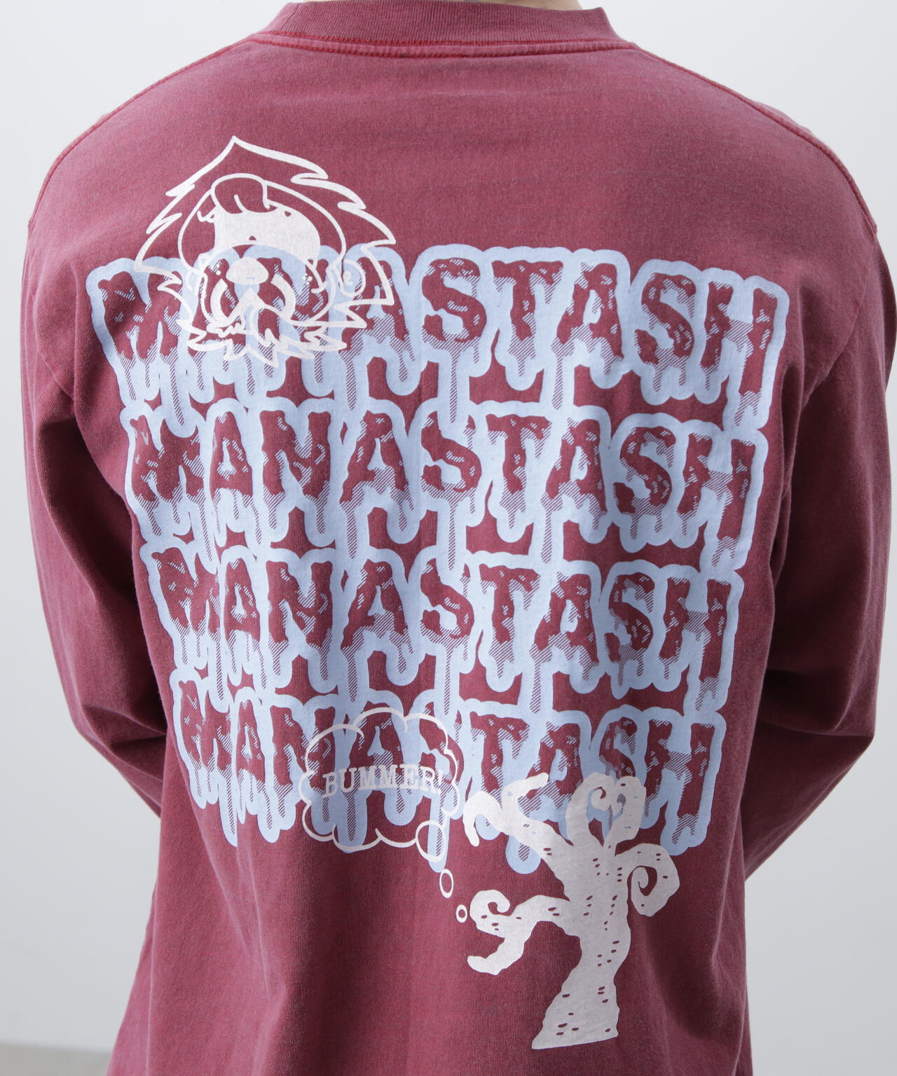MANASTASH/マナスタッシュ/PUMICE L/S TEE MUSHROOM
