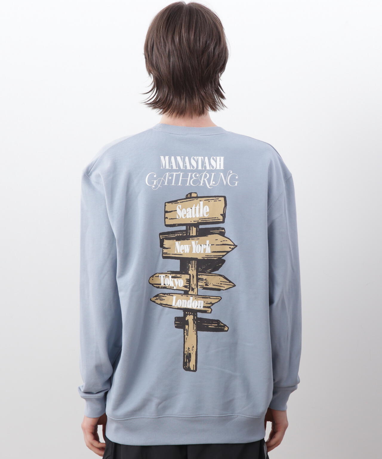 MANASTASH/マナスタッシュ/CREW SWEAT CAMPERS GATHERING