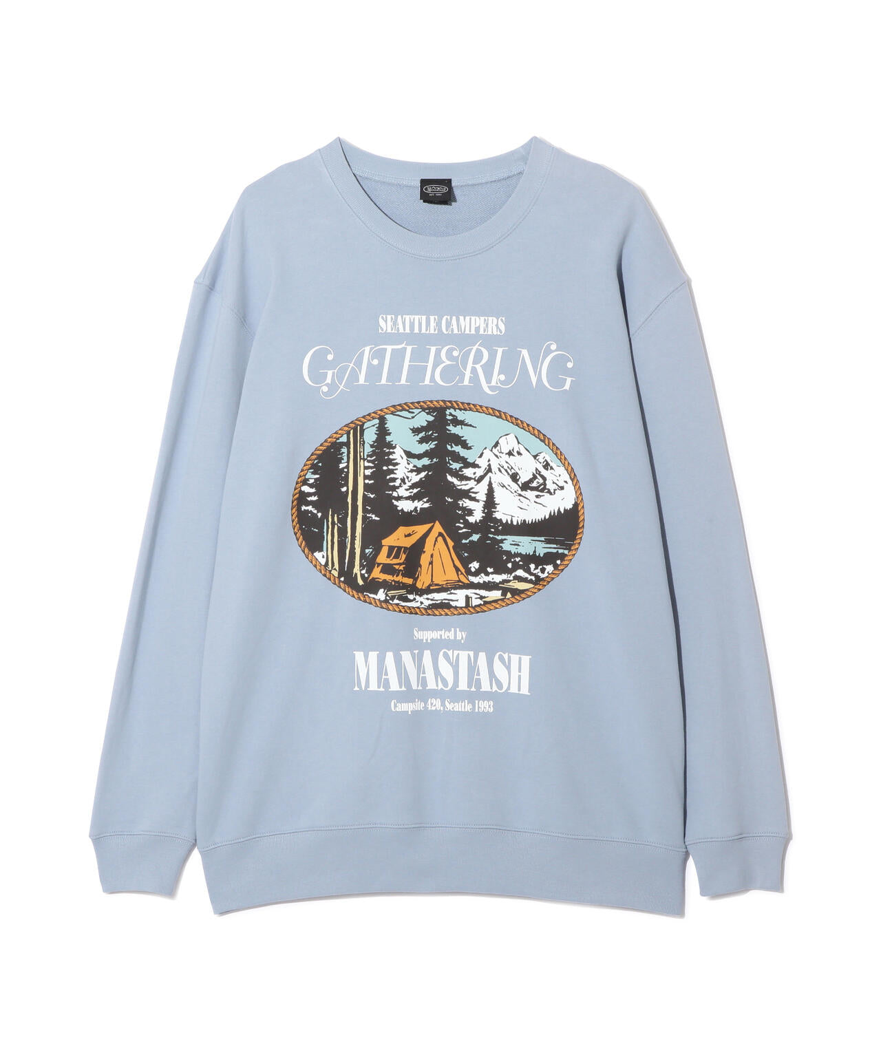 MANASTASH/マナスタッシュ/CREW SWEAT CAMPERS GATHERING