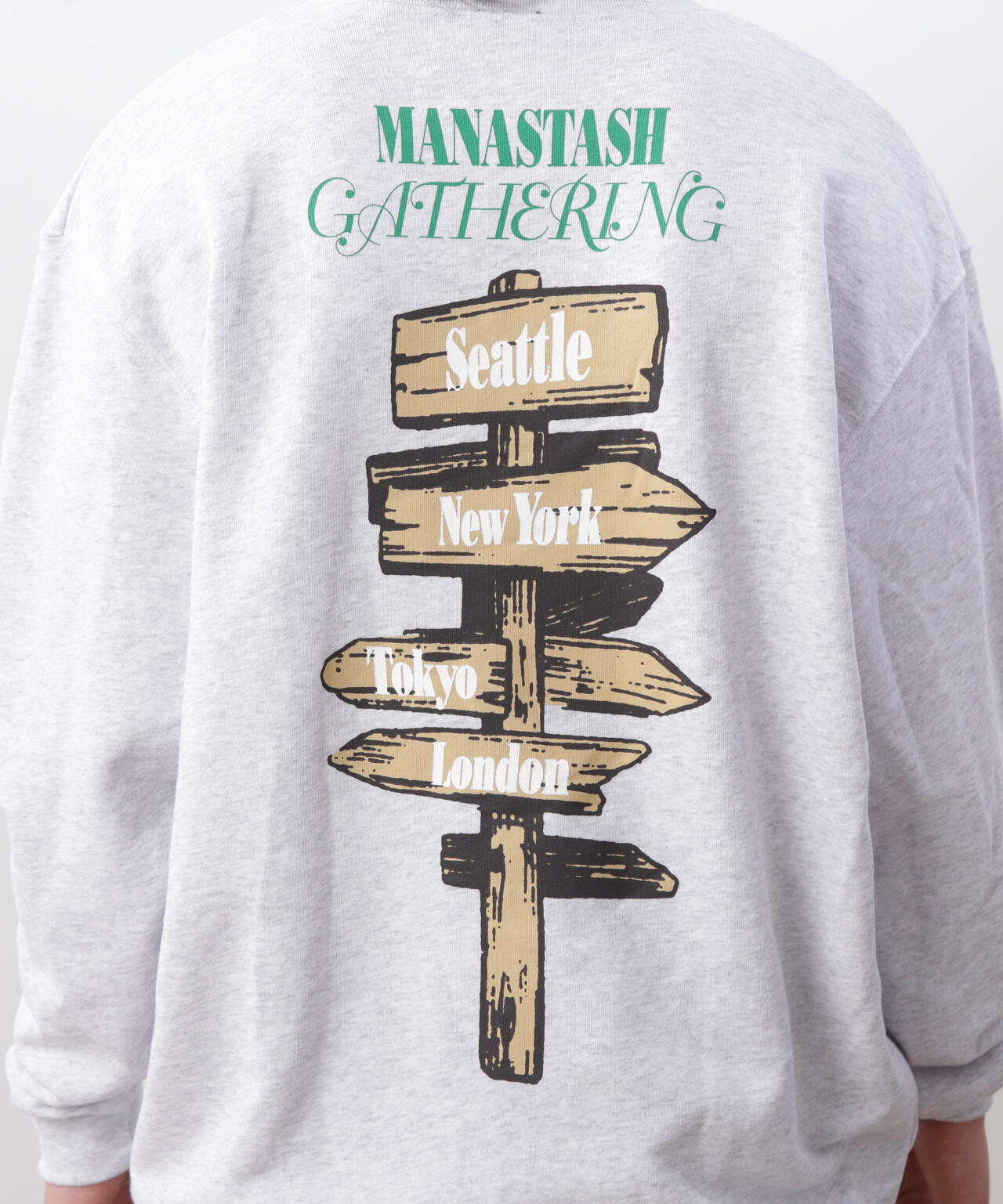 MANASTASH/マナスタッシュ/CREW SWEAT CAMPERS GATHERING