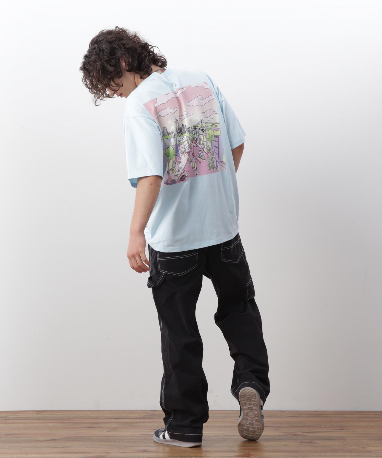 MANASTASH/マナスタッシュ/RE:CTN L/S TEE DT SEATTLE