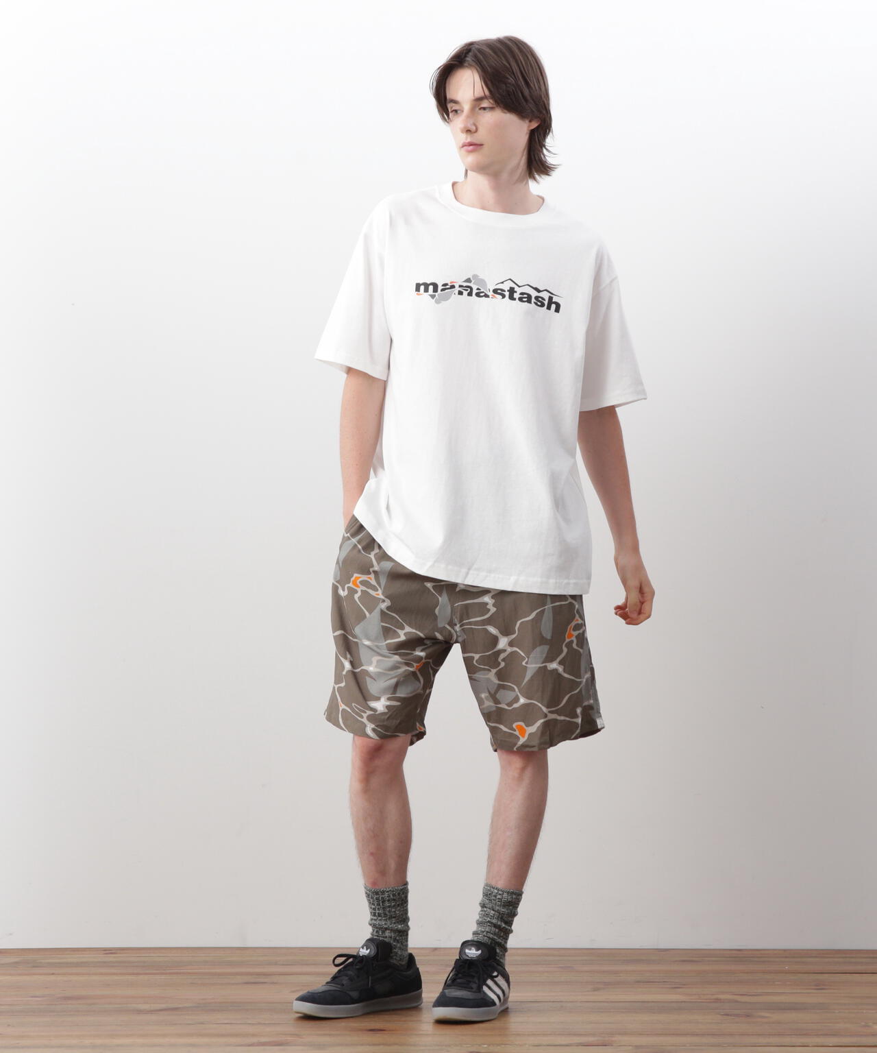 MANASTASH/マナスタッシュ/MHAK LOGO TEE