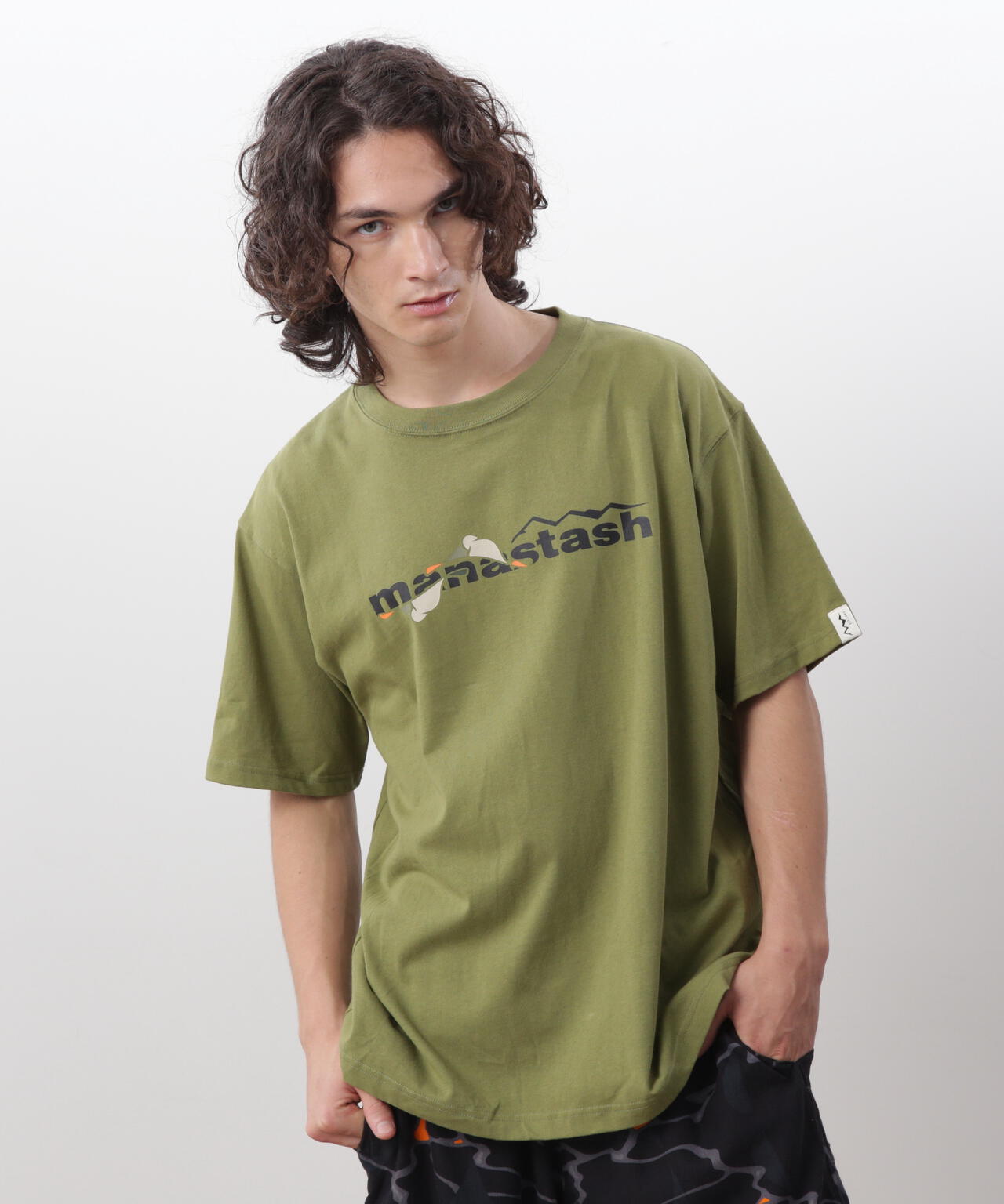 MANASTASH/マナスタッシュ/MHAK LOGO TEE