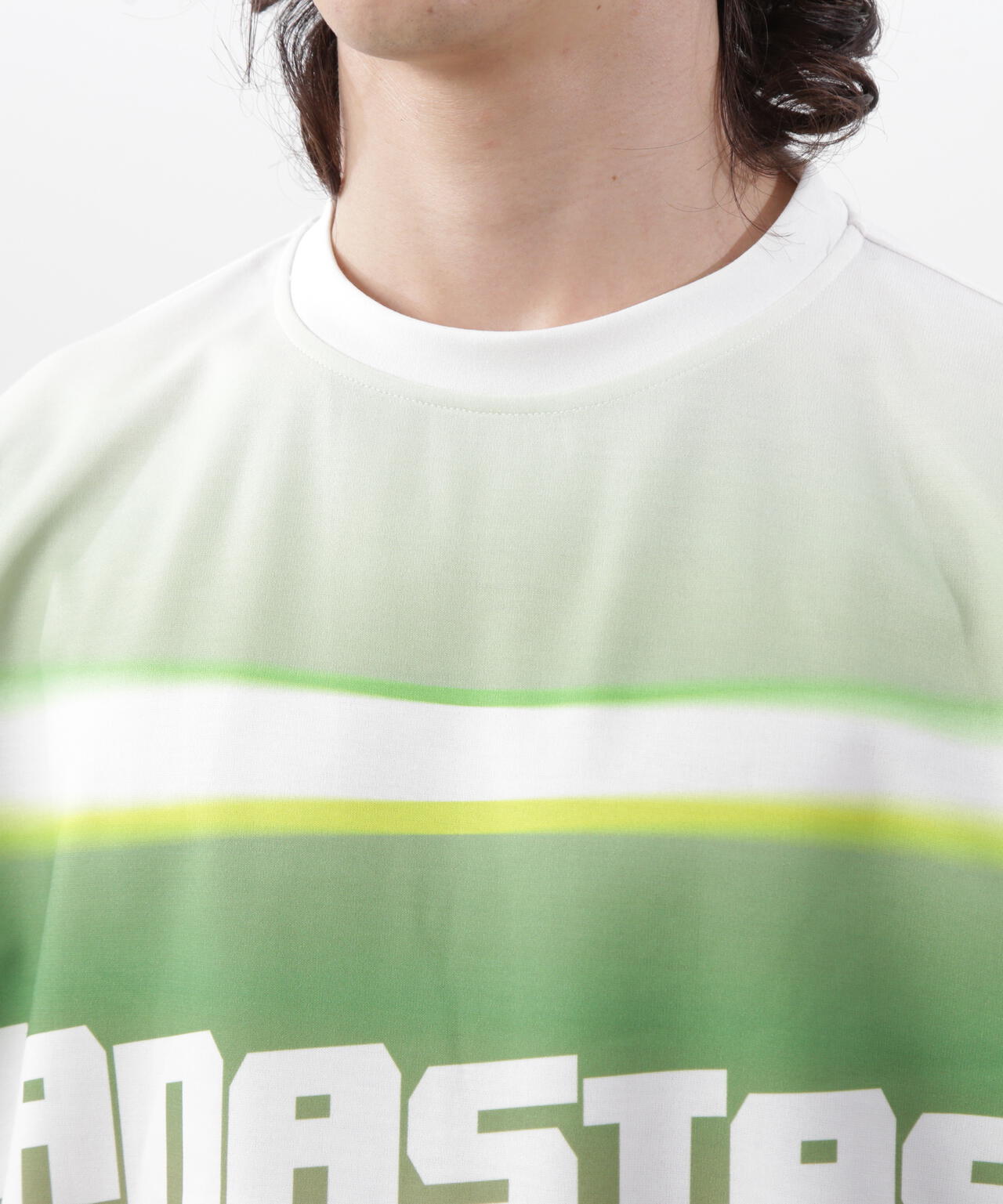 MANASTASH/マナスタッシュ/ALLOVER GRADIENT LOGO TOP