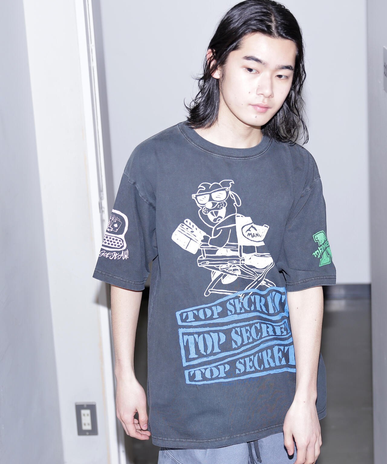 MANASTASH/マナスタッシュ/PUMICE TEE MIXED UP