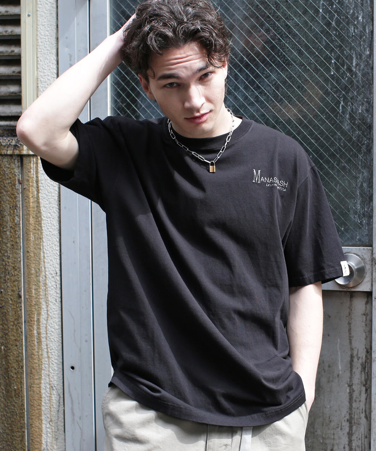 MANASTASH/マナスタッシュ/MANA EMB LOGO TEE