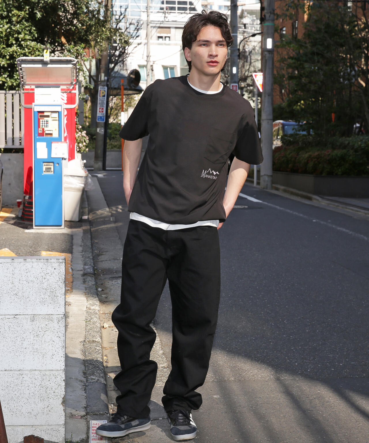 MANASTASH/マナスタッシュ/TECH DRY POCKET S/S TEE