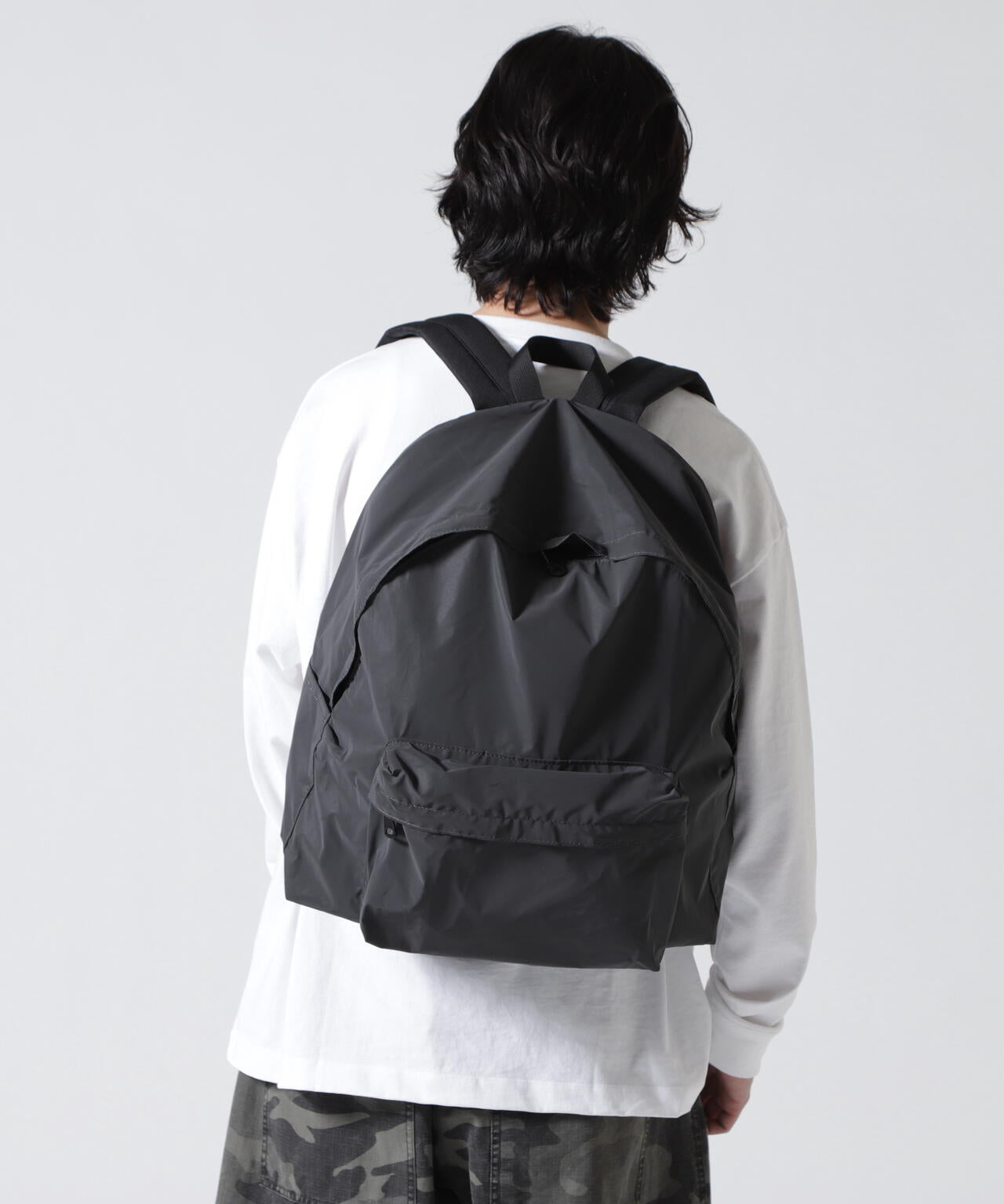 PACKING/パッキング/BLACK REFLECTIVE BACKPACK/リフレクティブバックパック