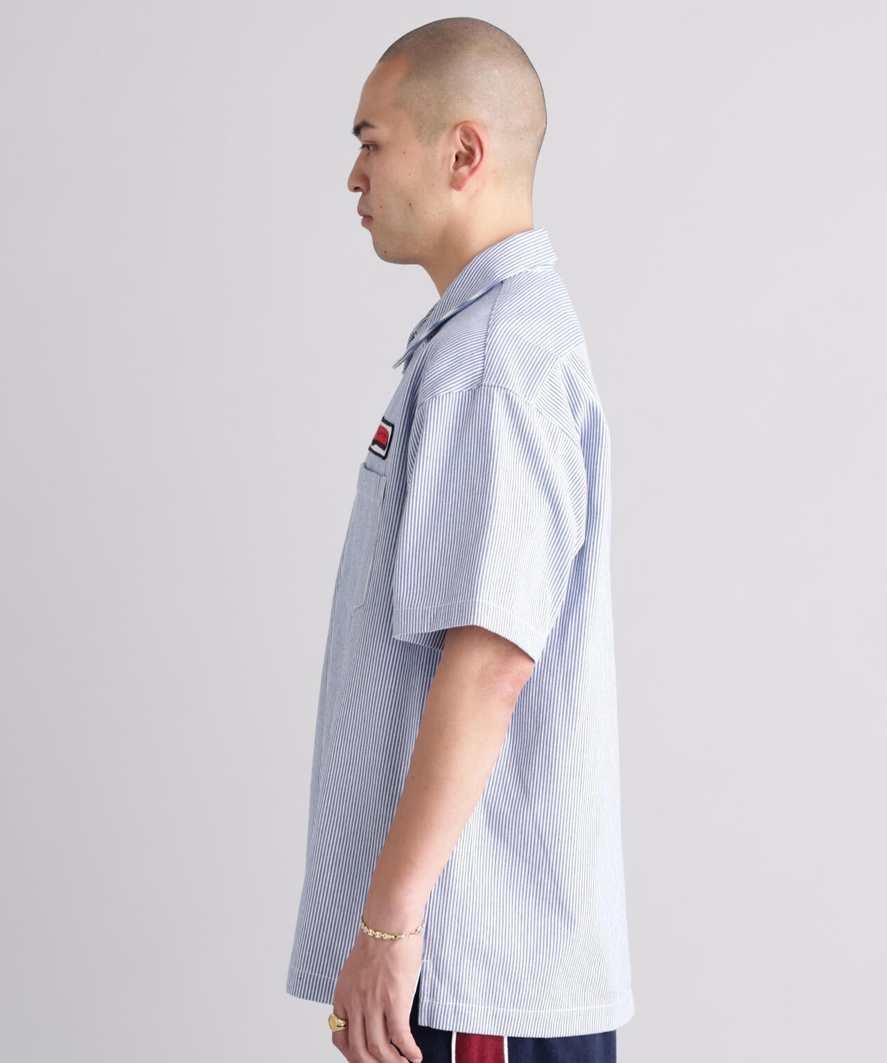 MANASTASH/マナスタッシュ/PATCHED LOGO WORK SHIRT