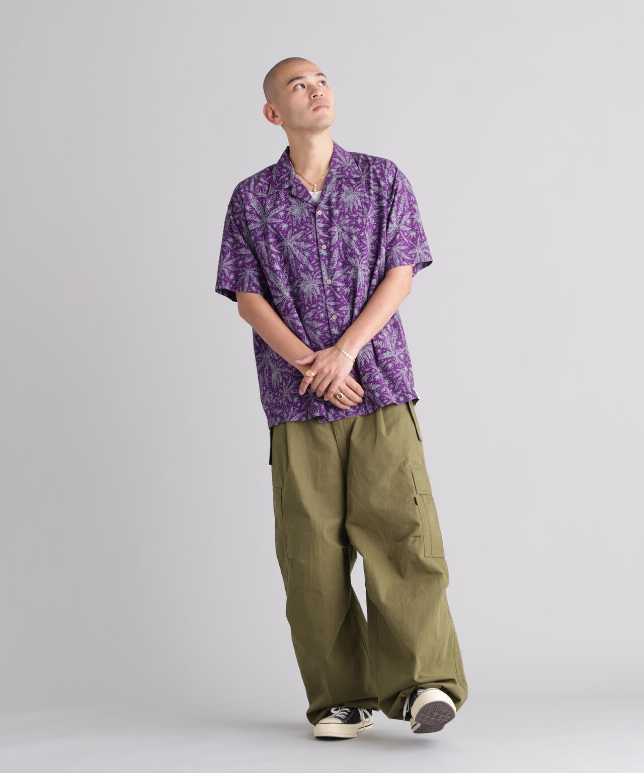 MANASTASH/マナスタッシュ/HEMP PATTERN SHIRTS