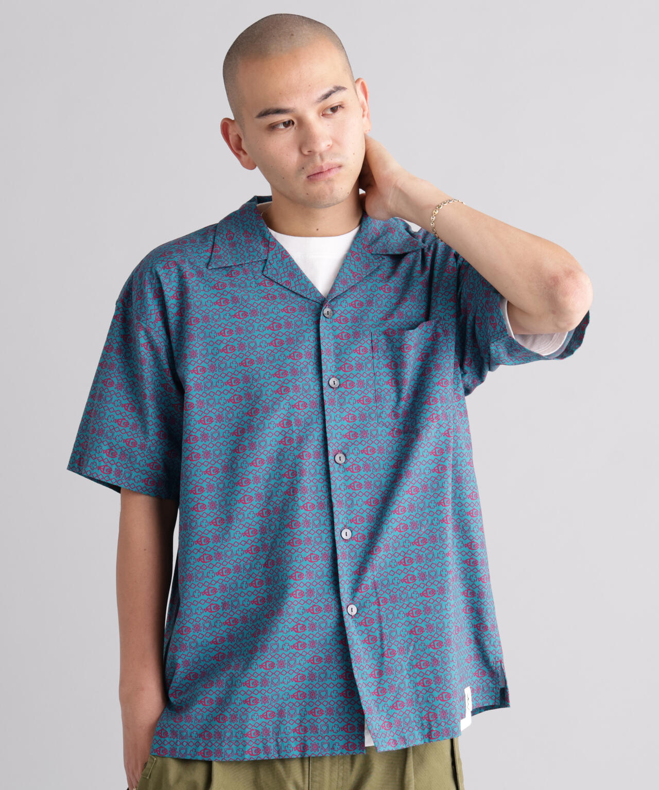 MANASTASH/マナスタッシュ/FISH PATTERN SHIRTS
