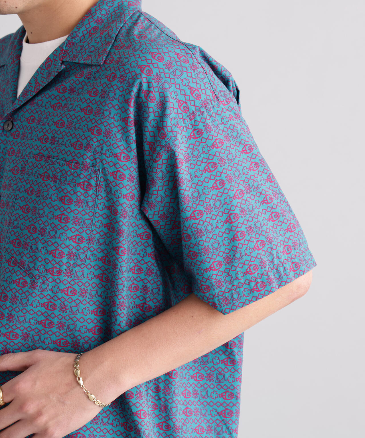 MANASTASH/マナスタッシュ/FISH PATTERN SHIRTS