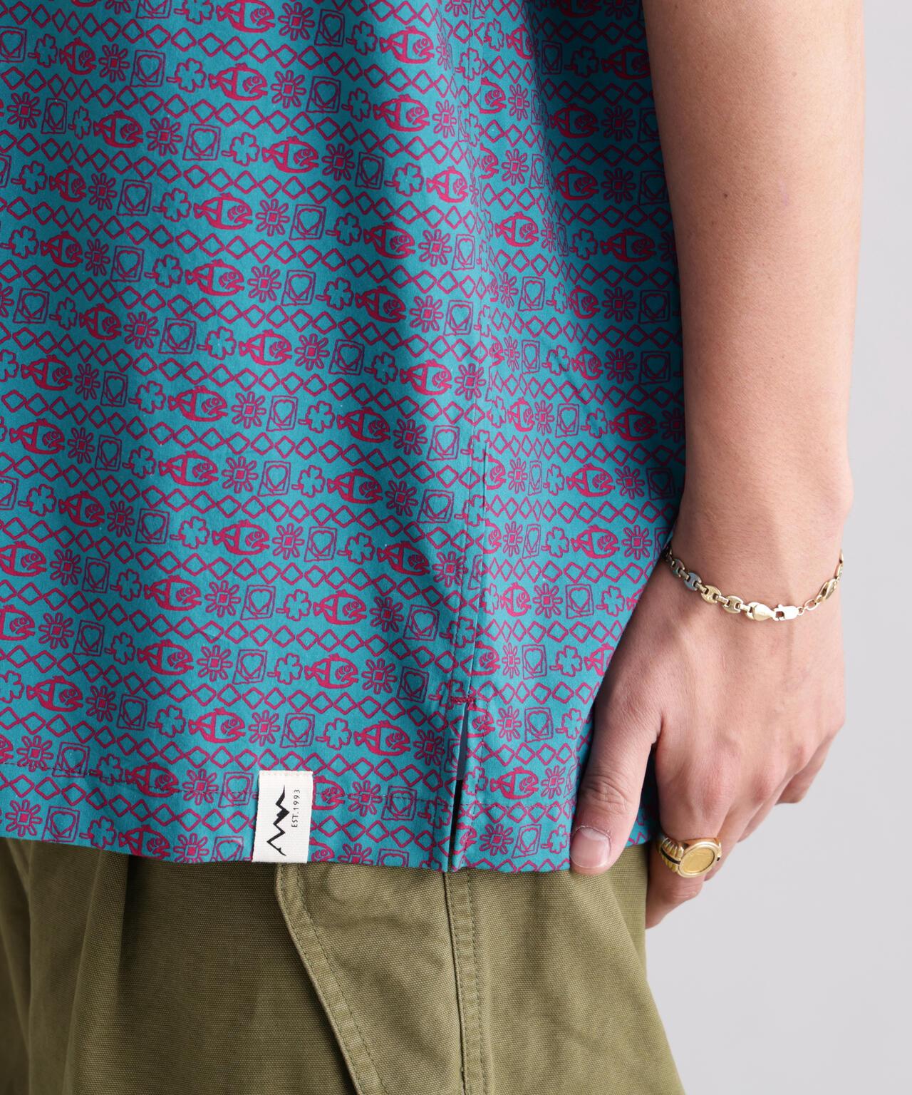 MANASTASH/マナスタッシュ/FISH PATTERN SHIRTS