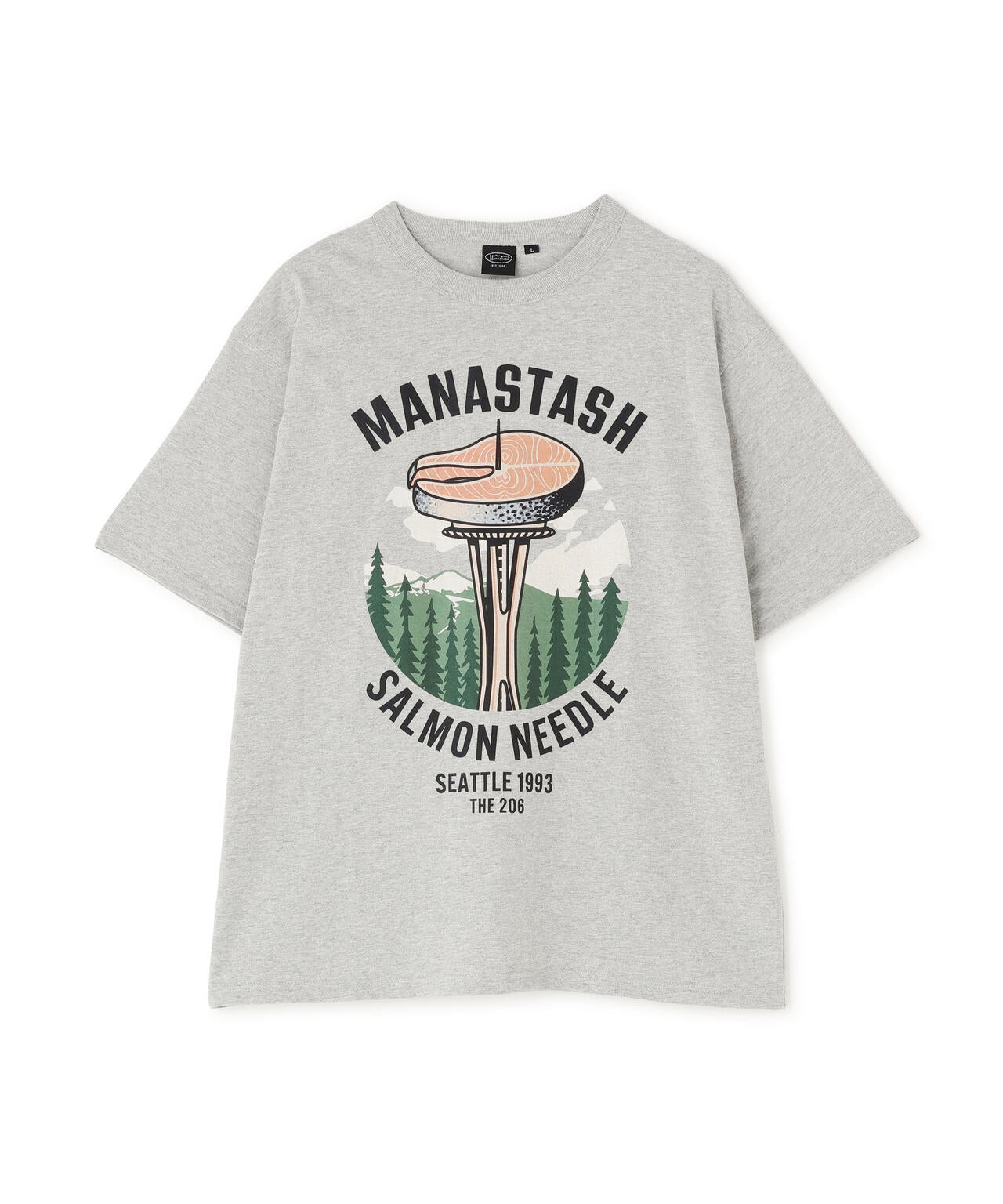 MANASTASH/マナスタッシュ/SALMON NEEDLE TEE