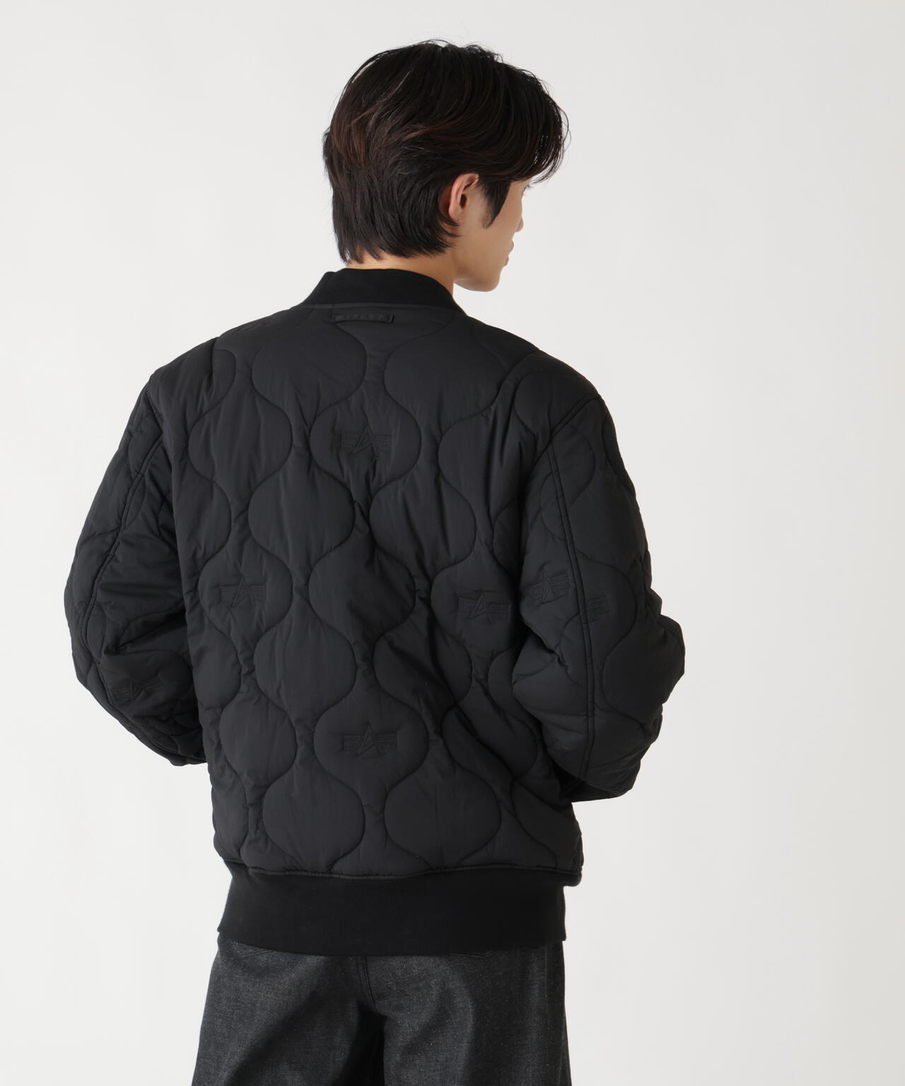 REVERSIBLE ONION QUILTED MA-1 FLIGHT JACKET