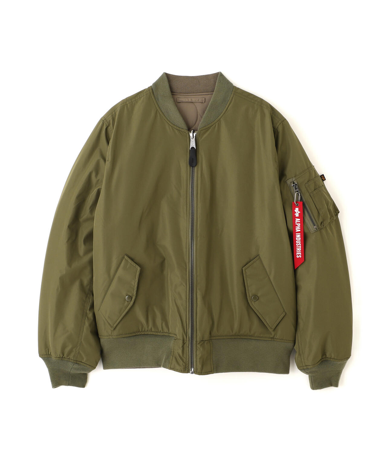 REVERSIBLE ONION QUILTED MA-1 FLIGHT JACKET