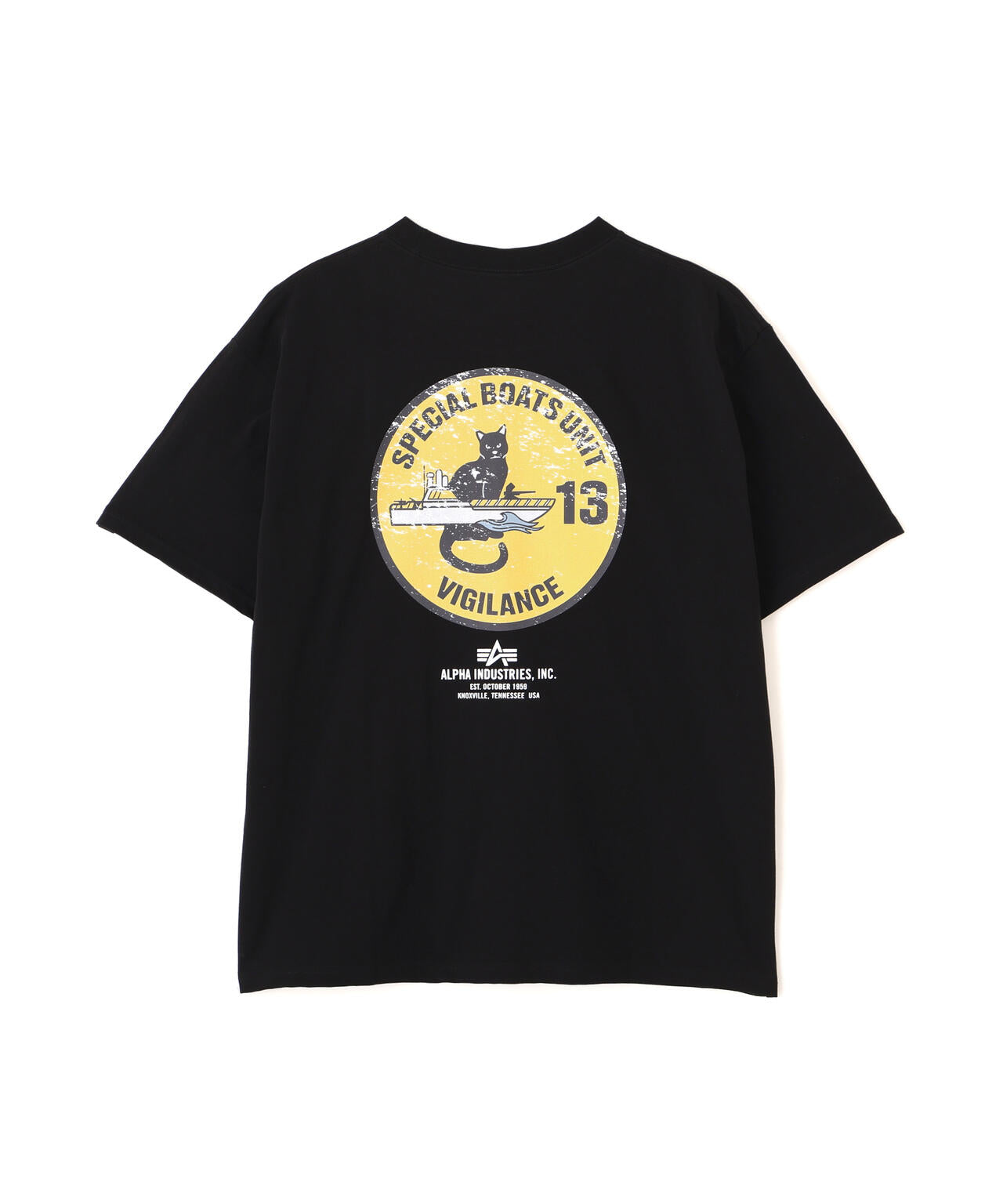 CAT EMBLEM T‐SHIRT