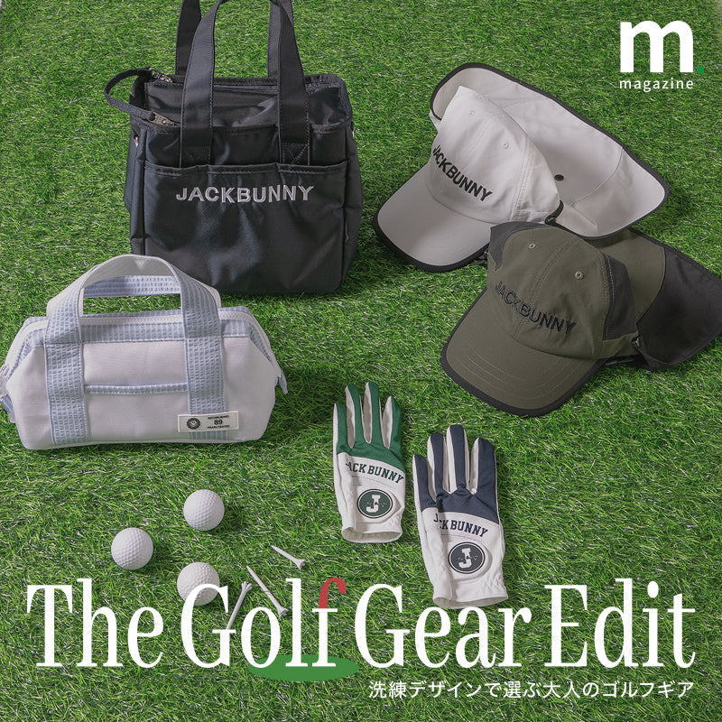 【The Golf Gear Edit 】洗練デザインで選ぶ大人のゴルフギア｜GOLF｜