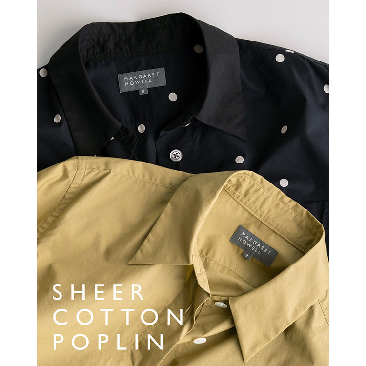 SHEER COTTON POPLINのご紹介｜MARGARET HOWELL｜