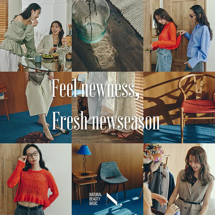 Feel newness，Fresh newseason｜N. Natural Beauty Basic*｜