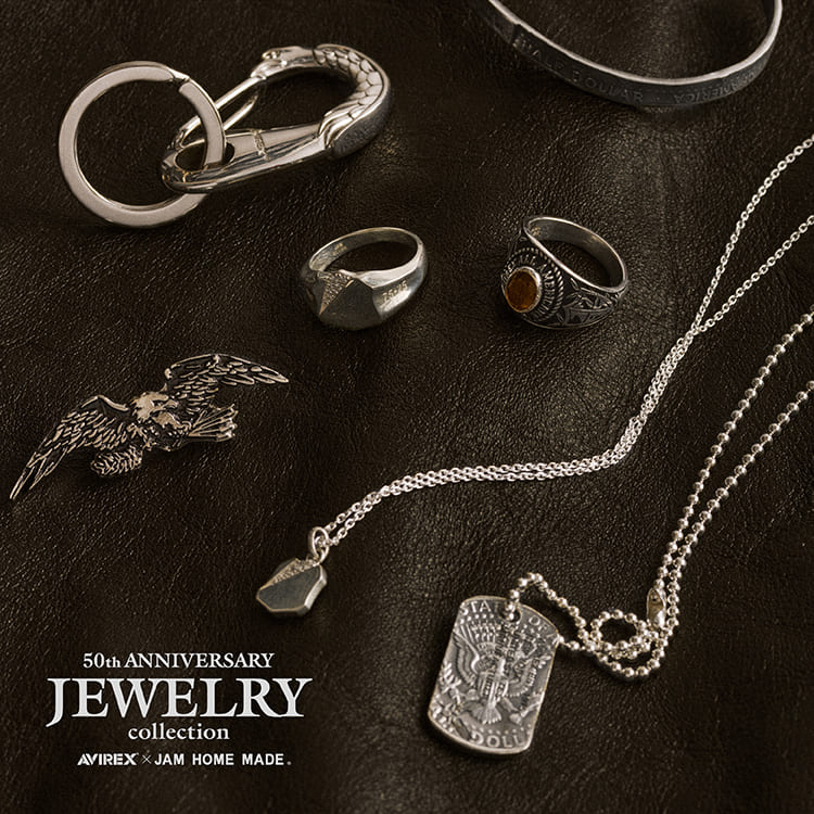AVIREX / JAM HOME MADE 50th ANNIVVERSARY JEWELRY COLLECTION｜AVIREX｜