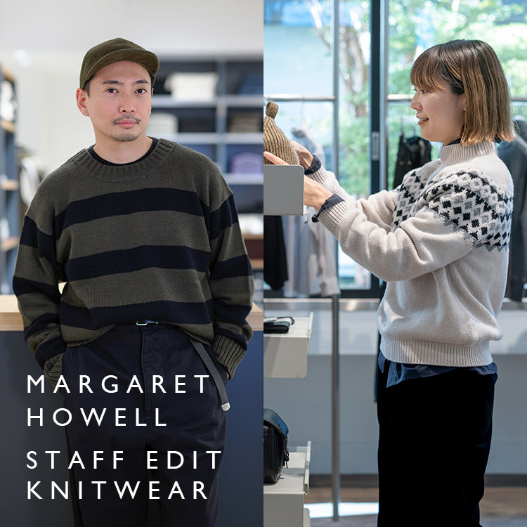 STAFF EDIT KNITWEAR｜MARGARET HOWELL｜