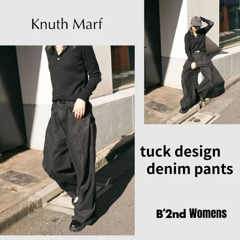 《Knuth Marf》追加決定！tuck design denim pants｜B'2nd｜
