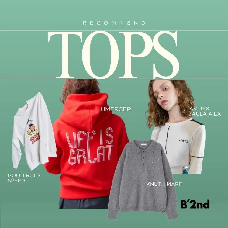 【B'2nd】RECOMMEND TOPS