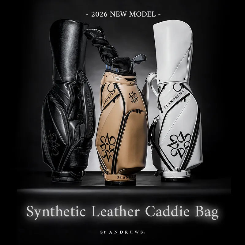 2026 NEW MODEL Synthetic Leather Caddie Bag｜St ANDREWS｜