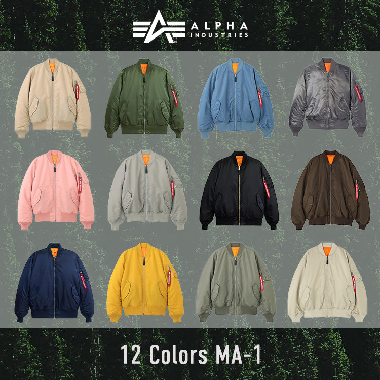 Alpha Industries 12 Colors MA-1