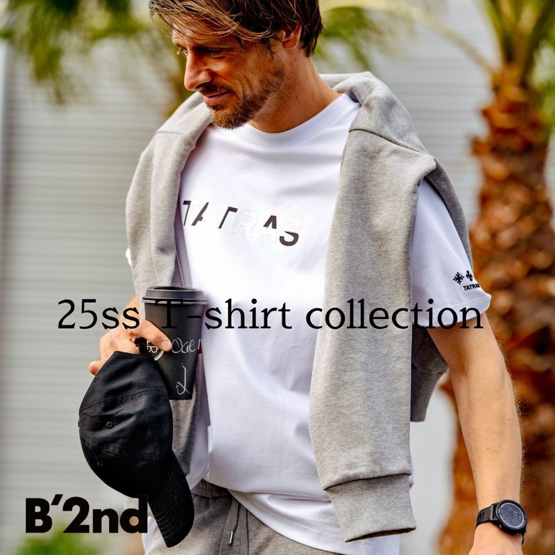 2025 S/S Men'sT-Shirt Collection｜B'2nd｜