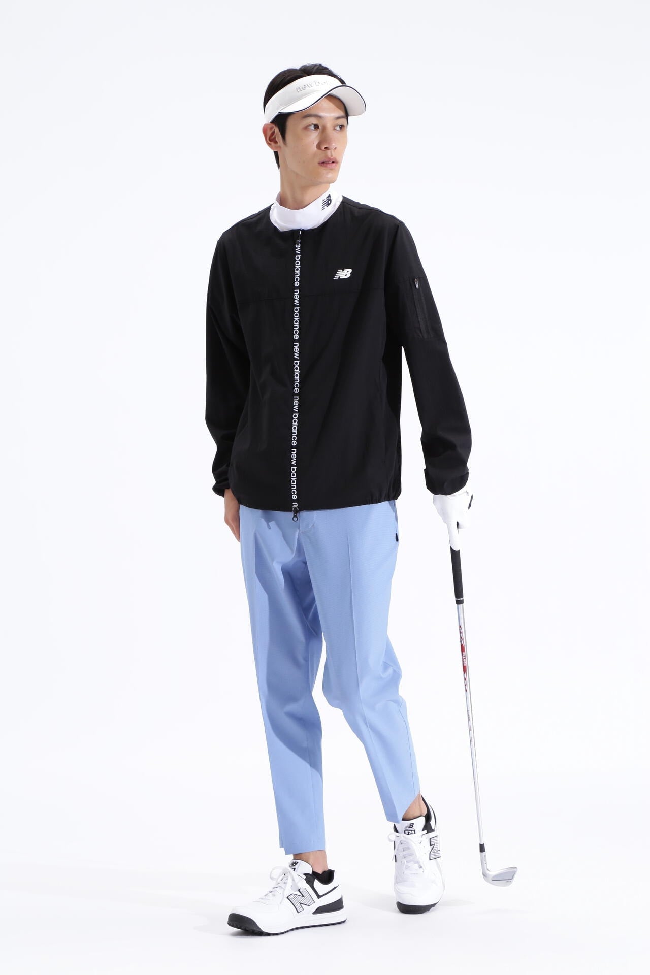千鳥格子柄 ワイド テーパード クロップドパンツ (MENS SPORT)