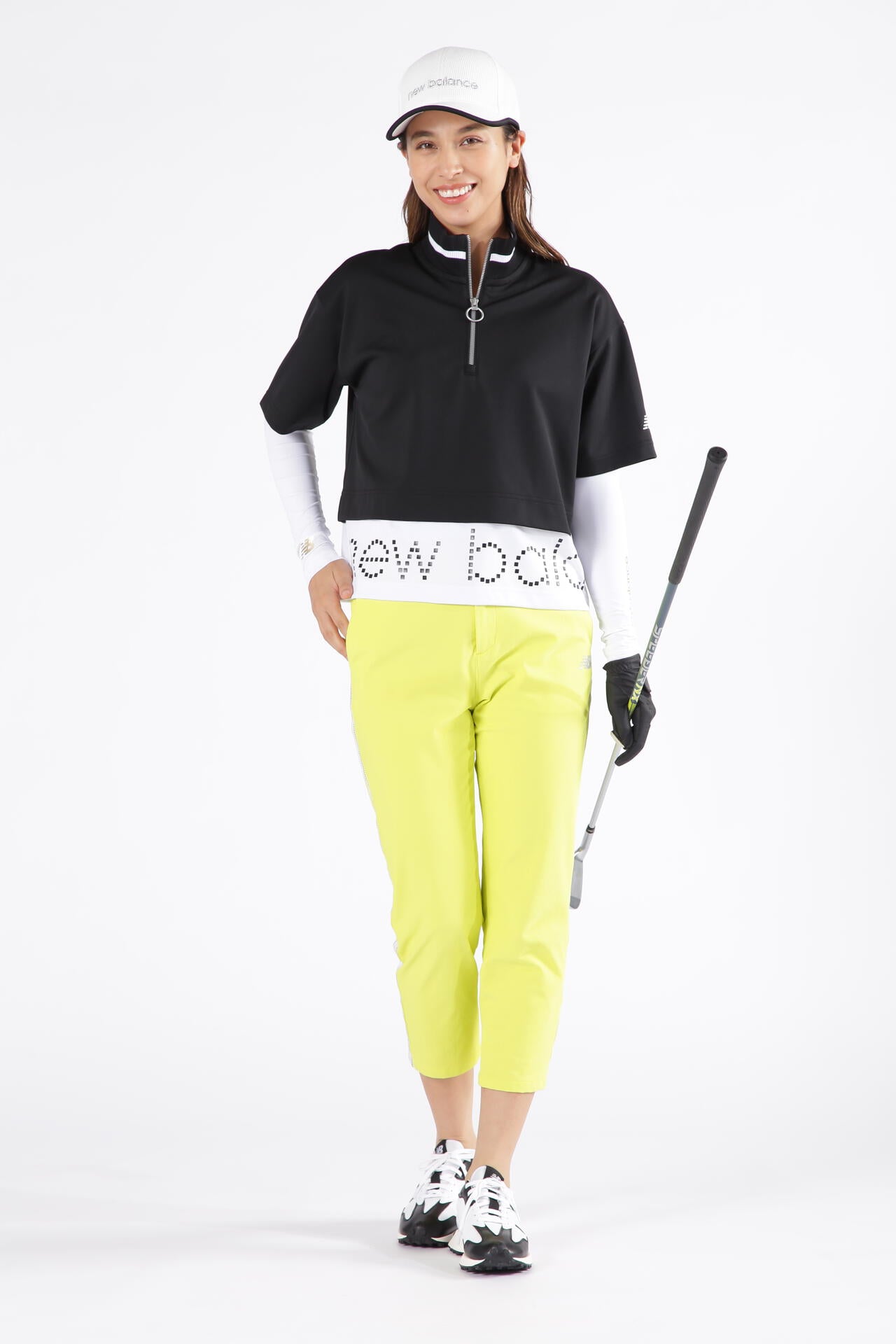 接触冷感 UV テーパード クロップドパンツ (WOMENS SPORT)