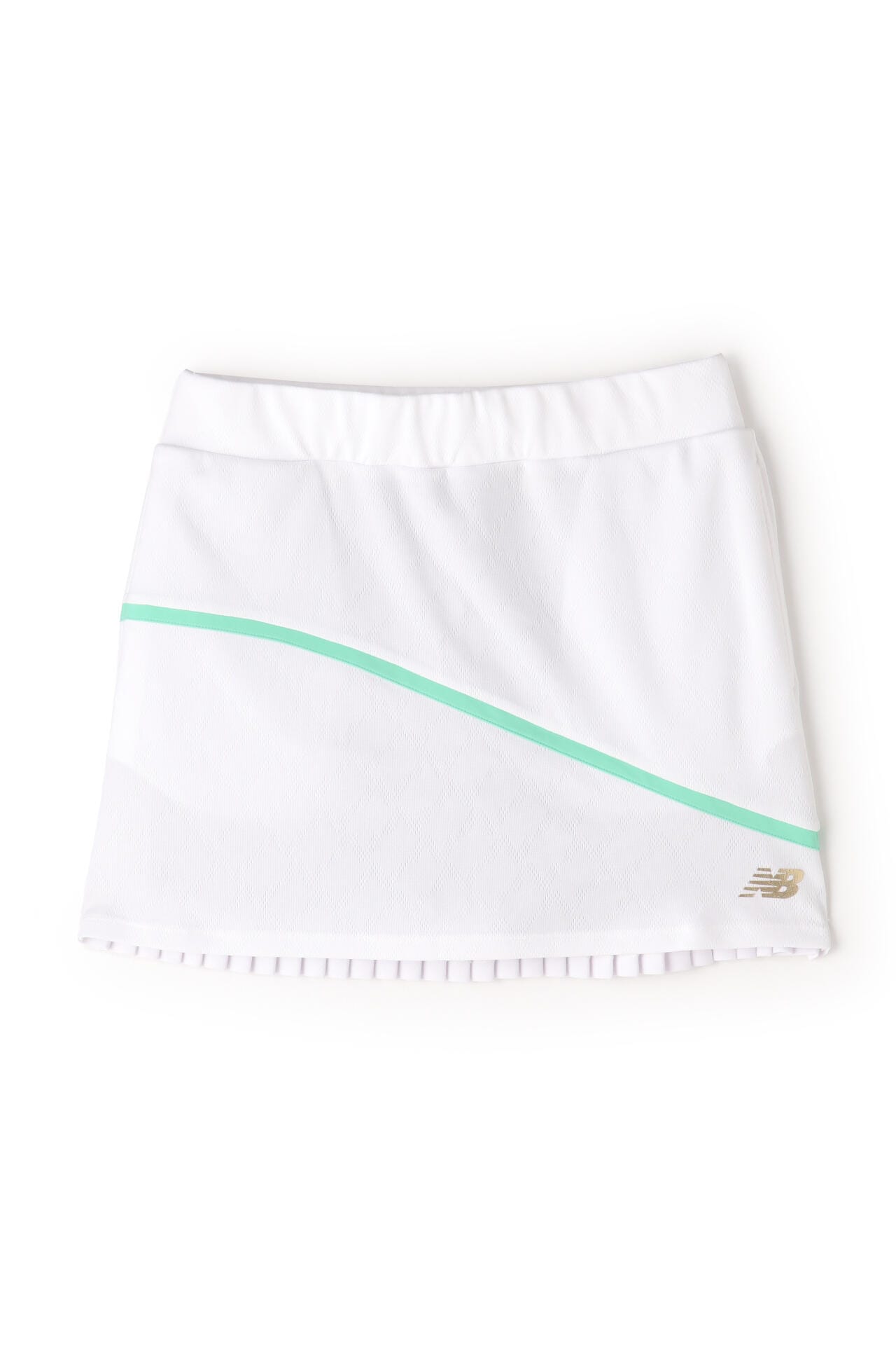 Nオプティカルチェック柄 インナーパンツ付き ジャージー スカート (WOMENS WORLD)